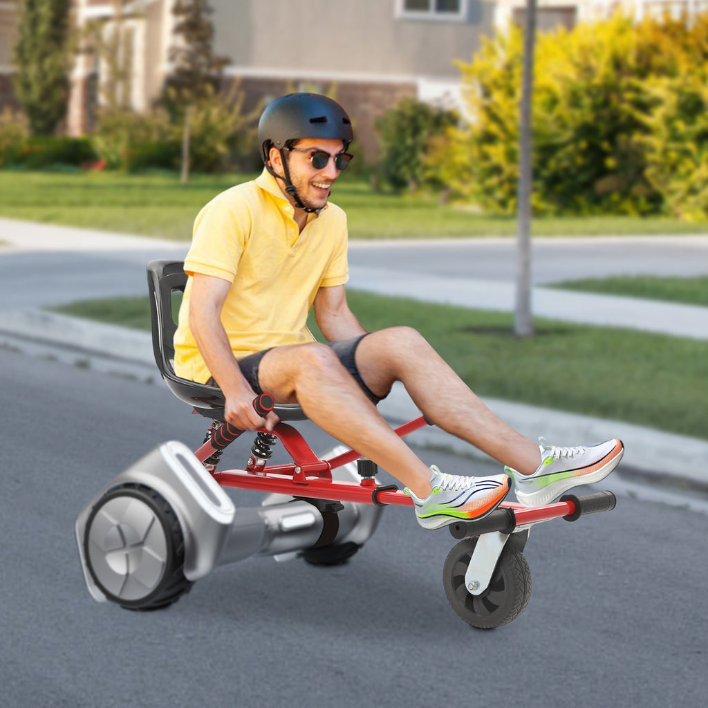 GDRASUYA10 Balance Car with Double Shock Absorber Bracket - Red, Suitable for Users of Different Heights, Suitable for a Balance Scooter of 6, Black