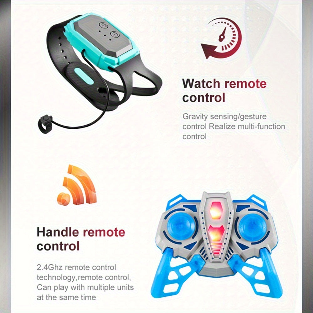 2.4GHz RC Remote Control Cars Toys Spray Function Twist Design Watch Control