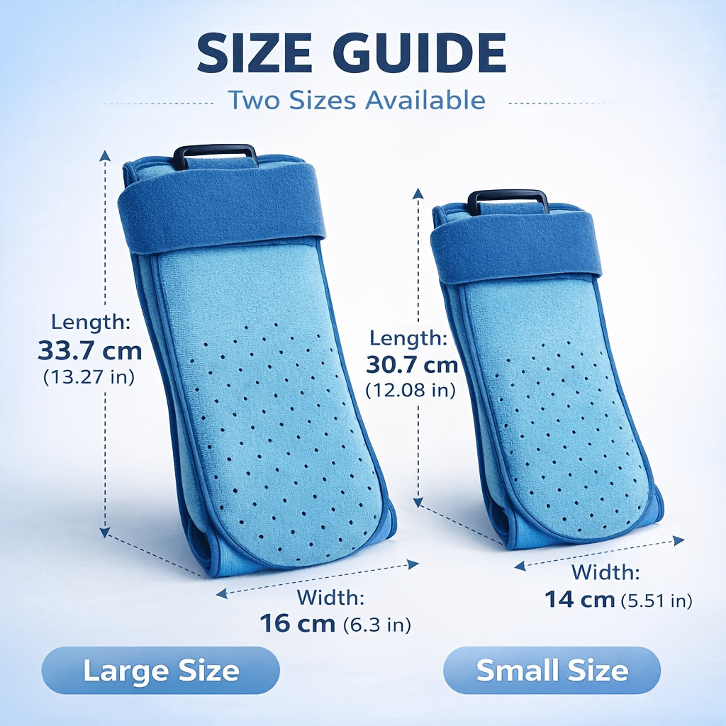 Breathable Night Splint with Detachable Gel Ice Pack - Lightweight Ankle Support