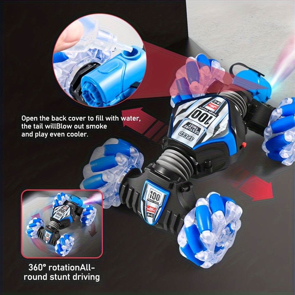 2.4GHz RC Remote Control Cars Toys Spray Function Twist Design Watch Control