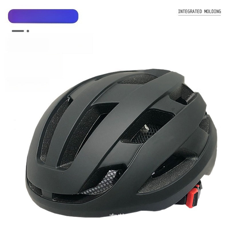 Summer Breathable Riding Protective Cap with Night Warning Light Design, Unisex Road Mountain Bike Accessories