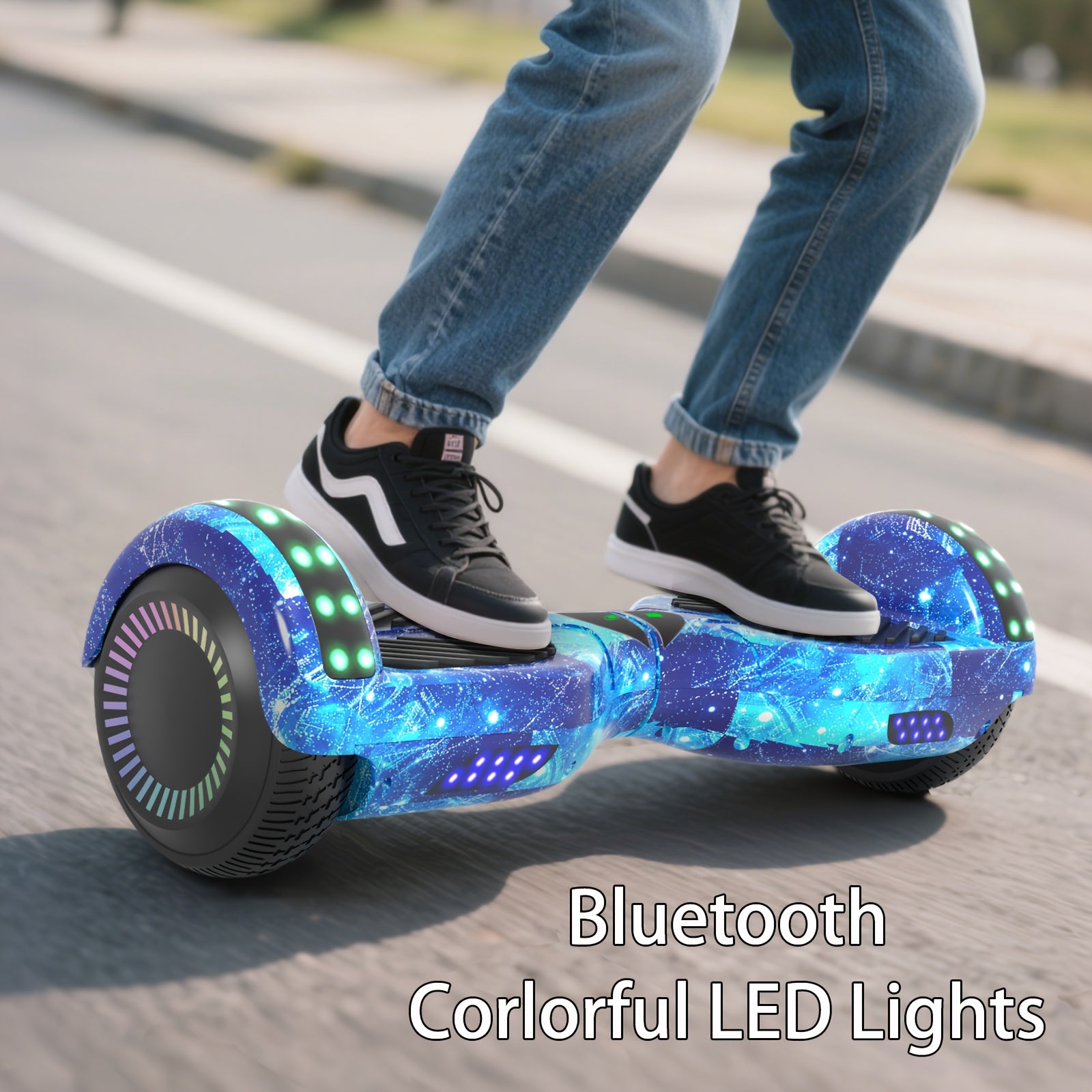 300W 7.5MPH Hoverboard for Kids, 7.5 Mile Range, 3H Charge, 6.5\