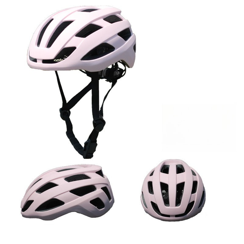 Summer Breathable Riding Protective Cap with Night Warning Light Design, Unisex Road Mountain Bike Accessories