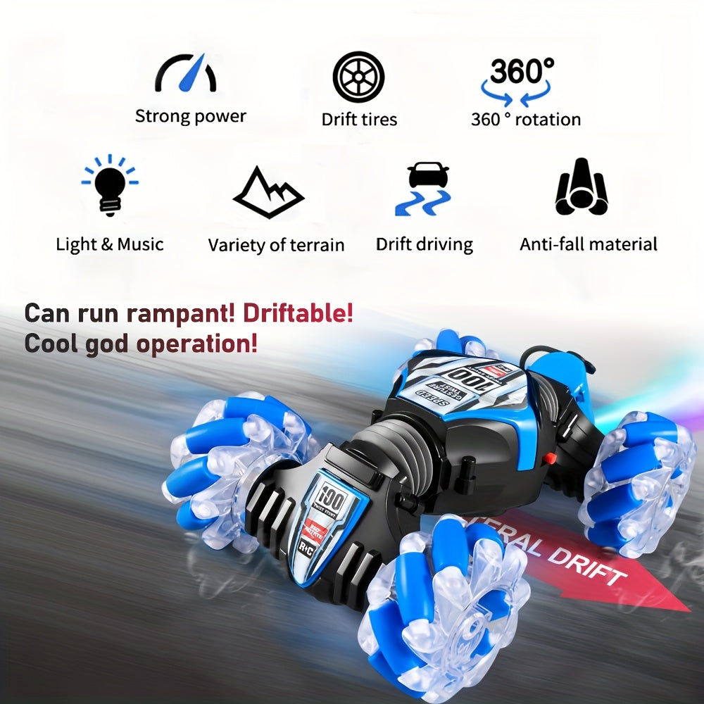 2.4GHz RC Remote Control Cars Toys Spray Function Twist Design Watch Control