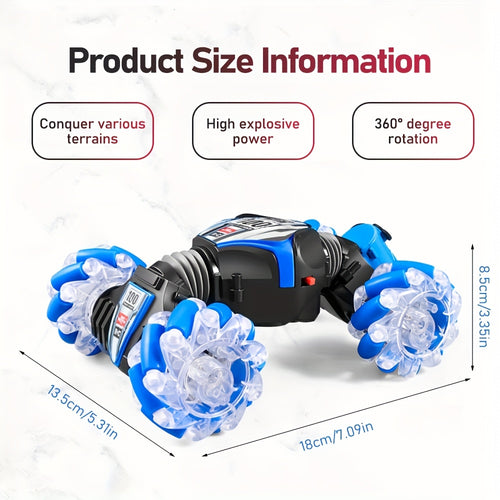 2.4GHz RC Remote Control Cars Toys Spray Function Twist Design Watch Control