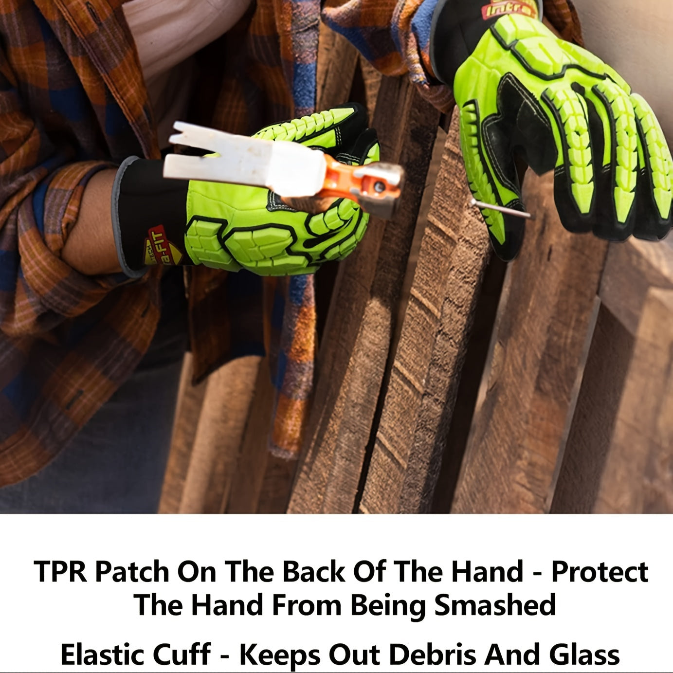 Intra-FIT Heavy-duty Rescue Extrication Glove, Super Dexterity and Ultra Durability